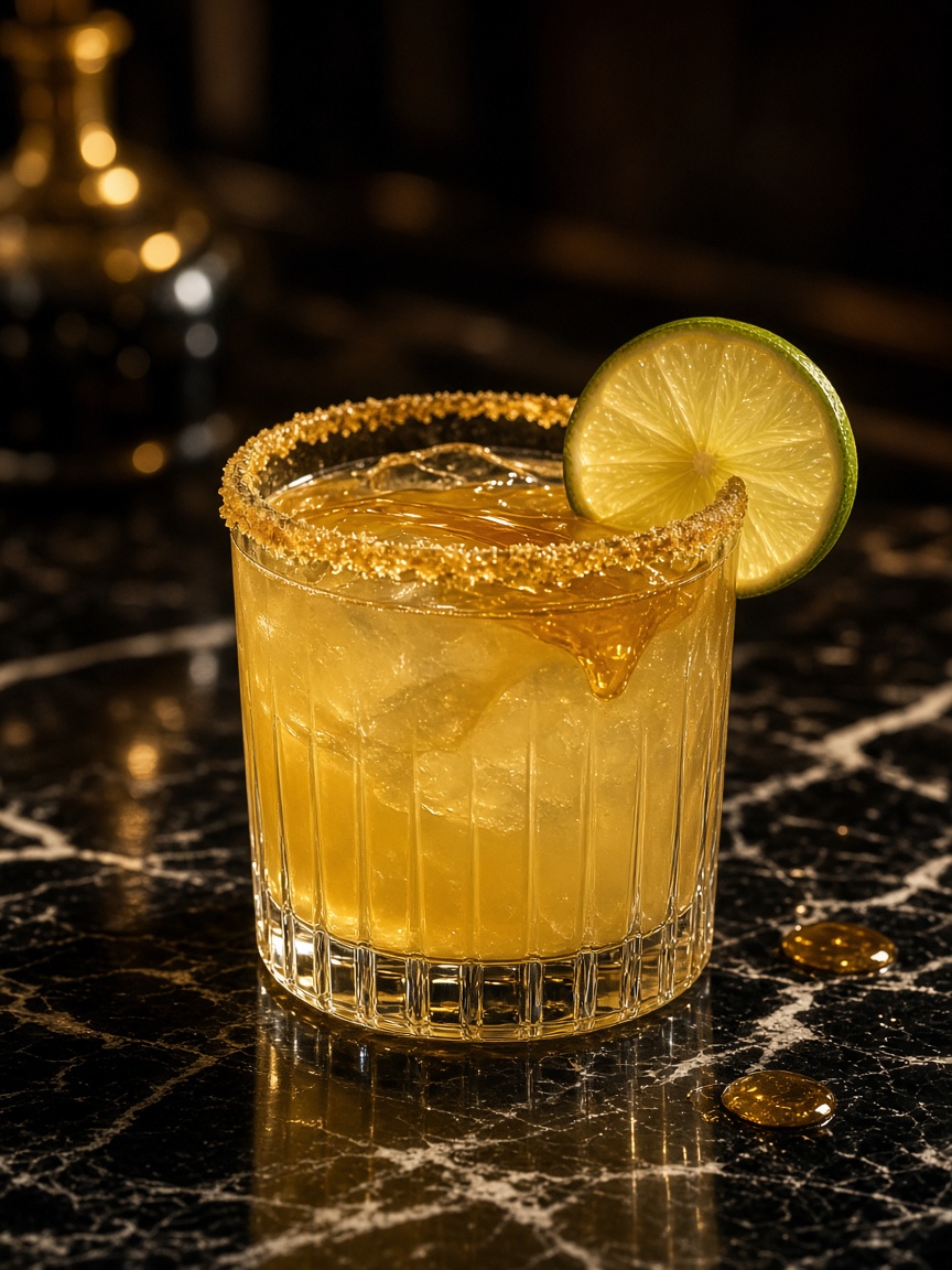 Honey Gold Margarita cocktail at The Hive Lounge